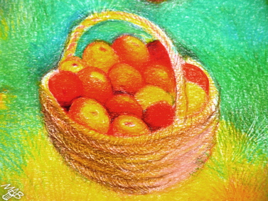 Rozkreslený obraz Maminka jablůňka