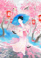 0braz kreslený pastelkami: Princezna Sakura